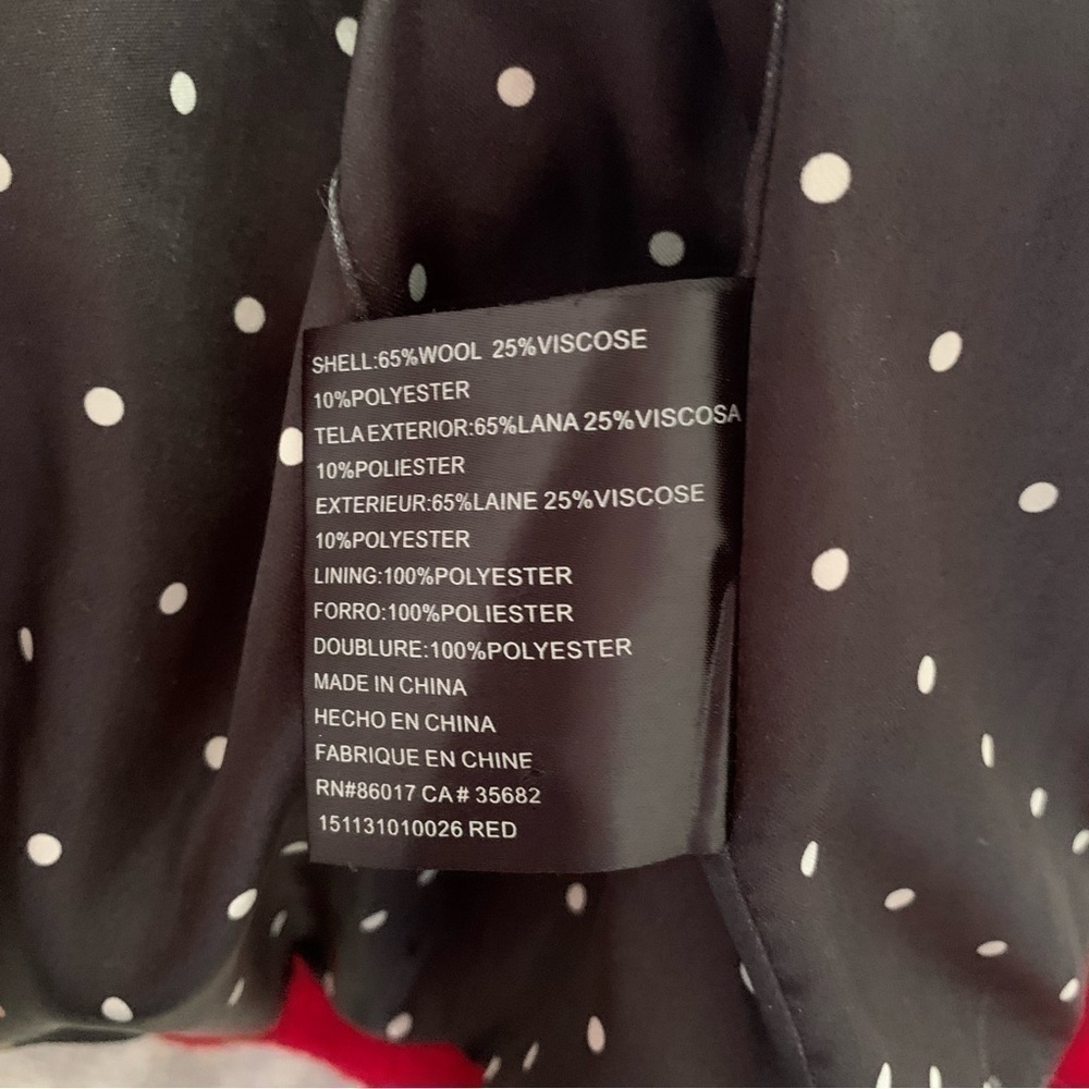 Women’s Bebe Double Breast Short Peacoat - Picture 5 of 5